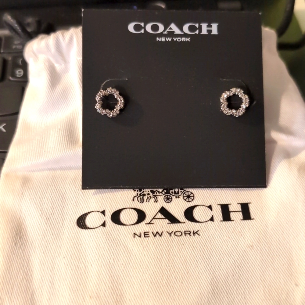 Brand new Coach earrings